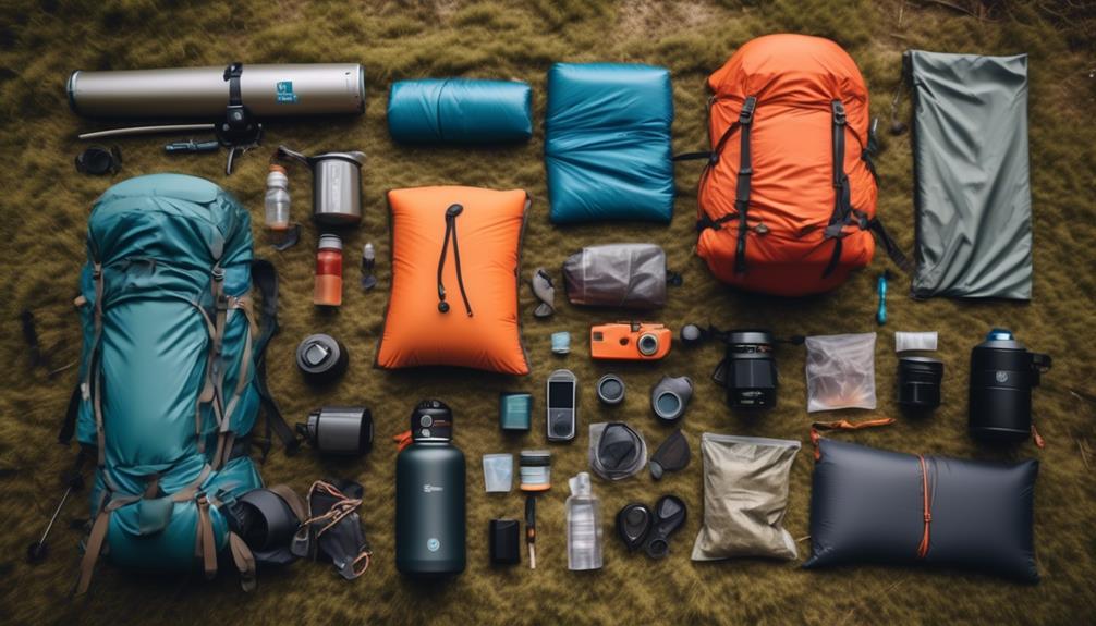 essential lightweight gear for backpacking